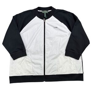 Lauren Ralph Lauren Active Full-Zip Colorblock Jacket Women’s 3X Windbreaker